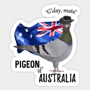 Pigeon of Australia Greeting Sticker